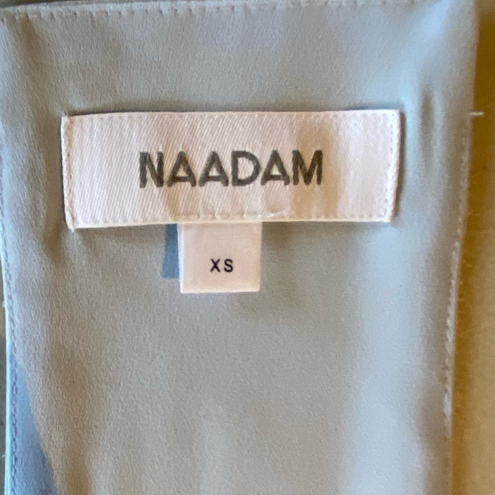 NAADAM Women's Washed Silk Camisole, Sky Blue, size XS - Picture 4 of 9
